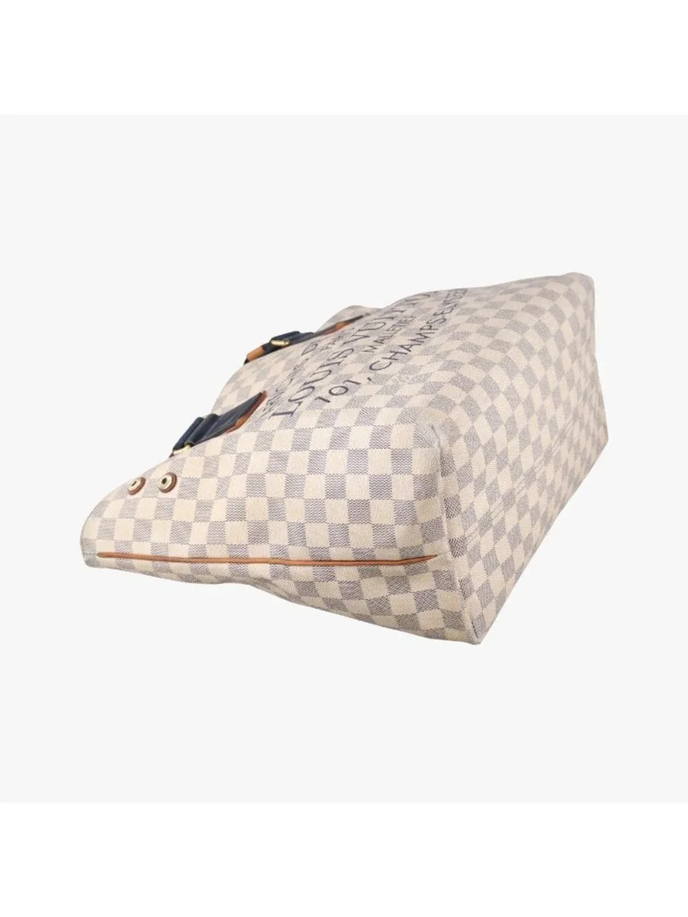 Louis Vuitton Plan Soleil Cava PM Azur Damier Canvas Handbag